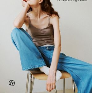 W concept FRRW Mid-rise Wide Pants_L.BLUE